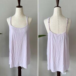 Soma Adjustable Strap Light Lilac Purple Tank Top
